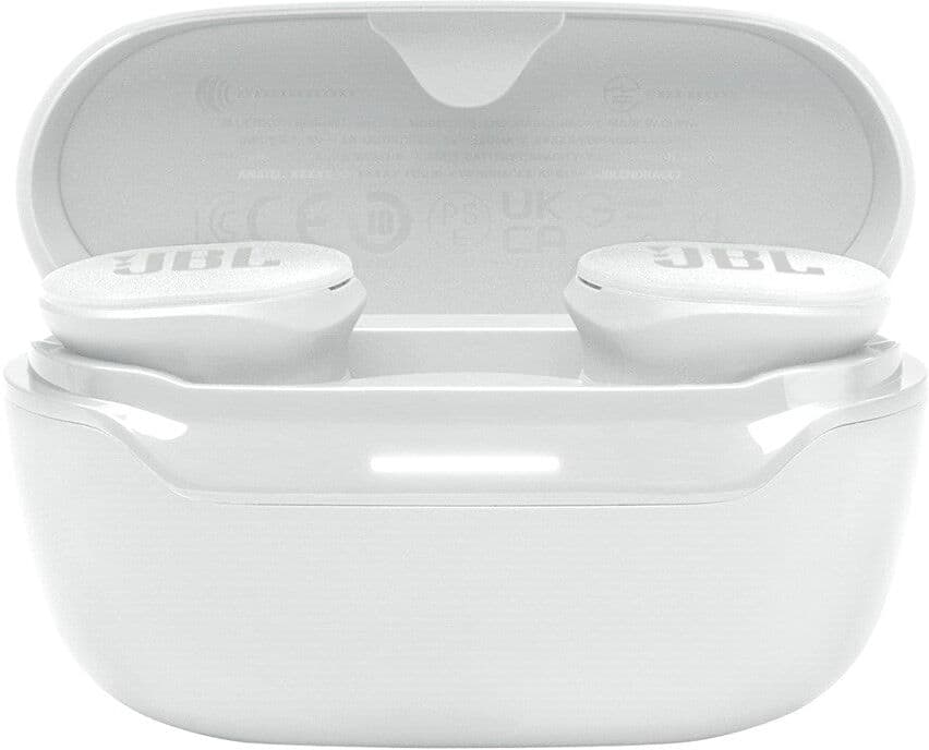 JBL Endurance Race 2 - True Wireless Headset In-Ear - Adaptiv Støjreduktion - Hvid