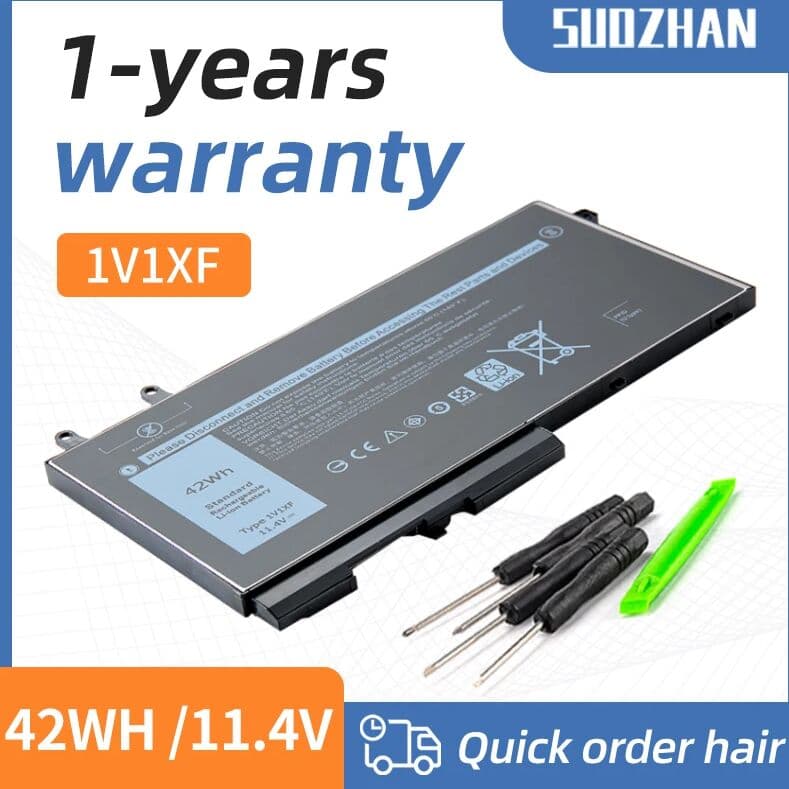 SUOZHAN 1V1XF Laptop Battery for Dell Latitude 5400 5410 5500 Precision 3540 3550 Inspiron 7590 7591 2-in-1 Series 01V1XF R8D7N