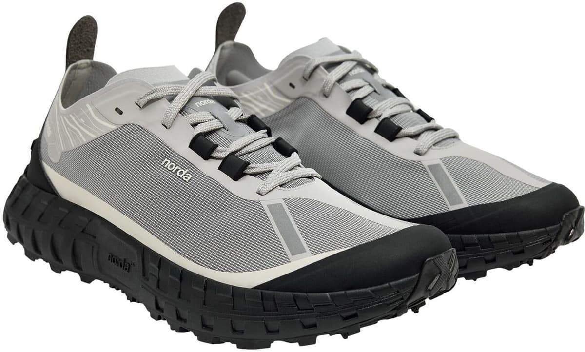 Norda 001 Pewter Sko Sort Og Grå Grå  46