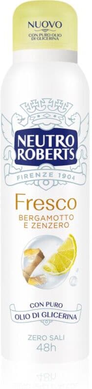 Neutro Roberts Bergamotto e Zenzero Deodorant Spray mit 48-Stunden Wirkung 150 ml