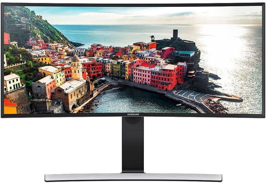 Samsung S34E790C 34" välvd skärm 3440x1440 med VA-panel