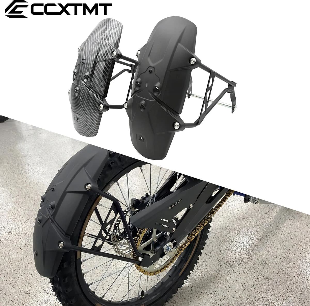 CCXTMT Electric Motocross Rear Fender Mudguard Mudflaps Rear Wheel Guard Cover For Surron Sur Ron  Sur-Ron Light Bee X & Light Bee S