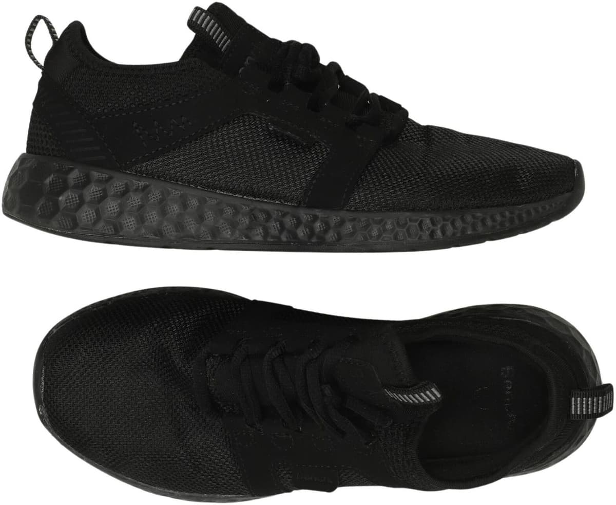 Bench. Damen Sneaker, Schwarz, Gr. EU 37, Kunstleder - Second Hand