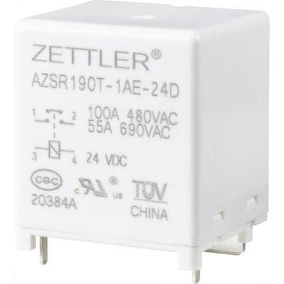 Zettler Electronics AZSR190T-1AE-24D Powerrelais 24 V/DC 100A 1 Schließer 1St.