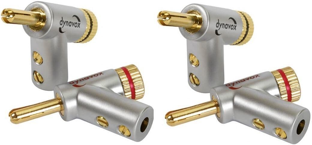 hbb 4-pack vinklade banankontakter 4-pack