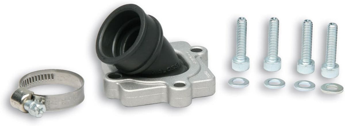Collettore Inclinato X360 22-28 Lunghezza 33 In Fkm (Per Motori Yamaha-Minarelli) Malossi Beta Ark 50 2t