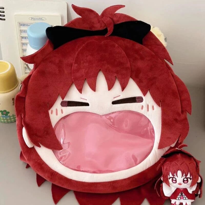 Bandai Puella Magi Madoka Magica Backpack Sakura Kyouko Itabag Kawaii Girl Crossbody Bag Badge Display Cosplay Supplies Holiday Gifts