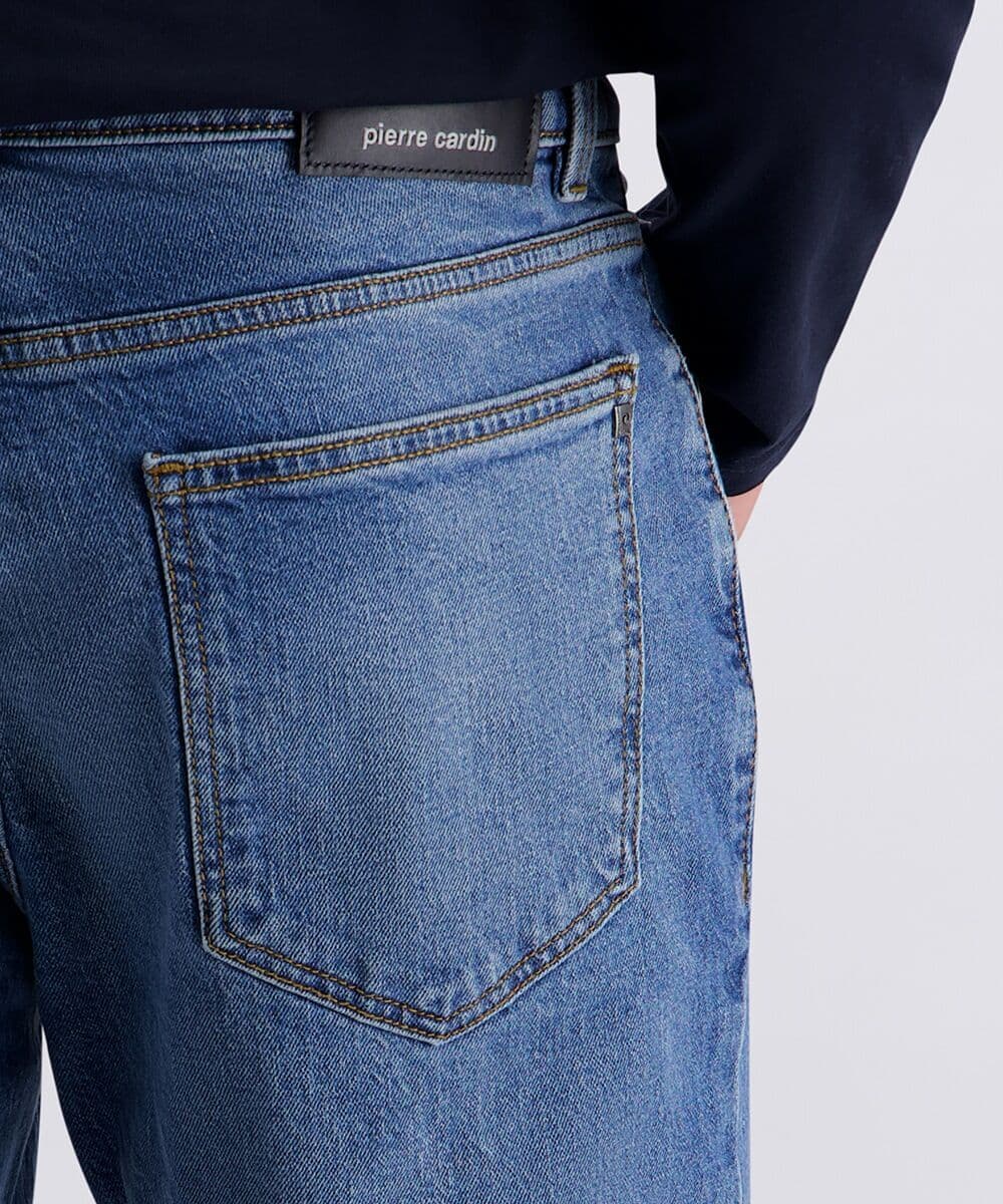 5-Pocket-Jeans PIERRE CARDIN "PC-Limoux", Herren, Gr. 30, Länge 30, blau (light blau used whisker), Denim/Jeans, Obermaterial: 99% Baumwolle, 1% Elasthan, gerade lang, Jeans 5-Pocket-Jeans light blau used whisker 30, Länge 30