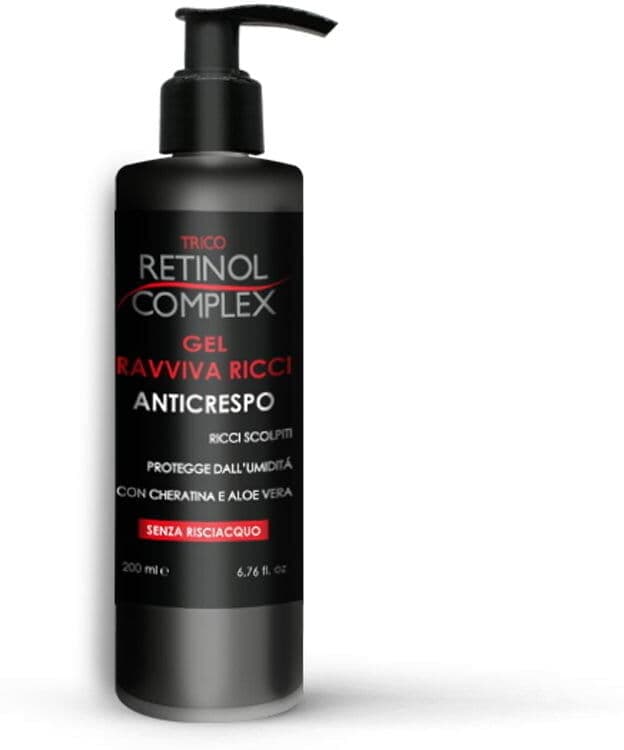 Retinol Complex GEL RAVVIVA RICCI ANTICRESPO senza risciacquo 200 ml cheratina e aloe vera TRICO