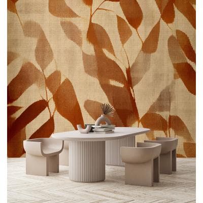 Fototapete LIVING WALLS "Walls by Patel 5 Fototapete Natur- & Aquarellmotive", braun, B:5,4m H:0m L:2,7m, Vlies, Tapeten, Natur- & Aquarellmotive auf 200 g/m² Premium-Vlies