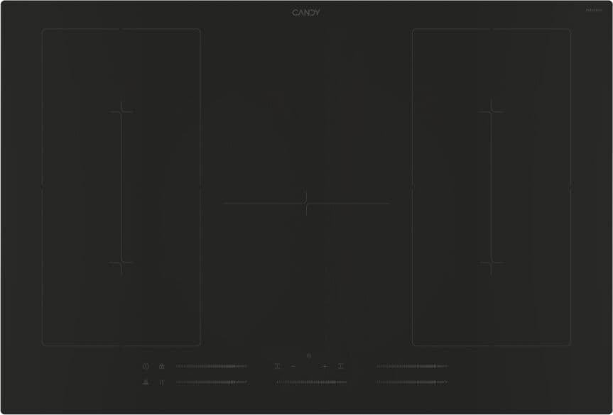 Candy Cifs85mctt1 Piano Cottura Induzione 5 Fuochi 77 Cm Da Incasso Colore Nero - Cifs85mctt/1