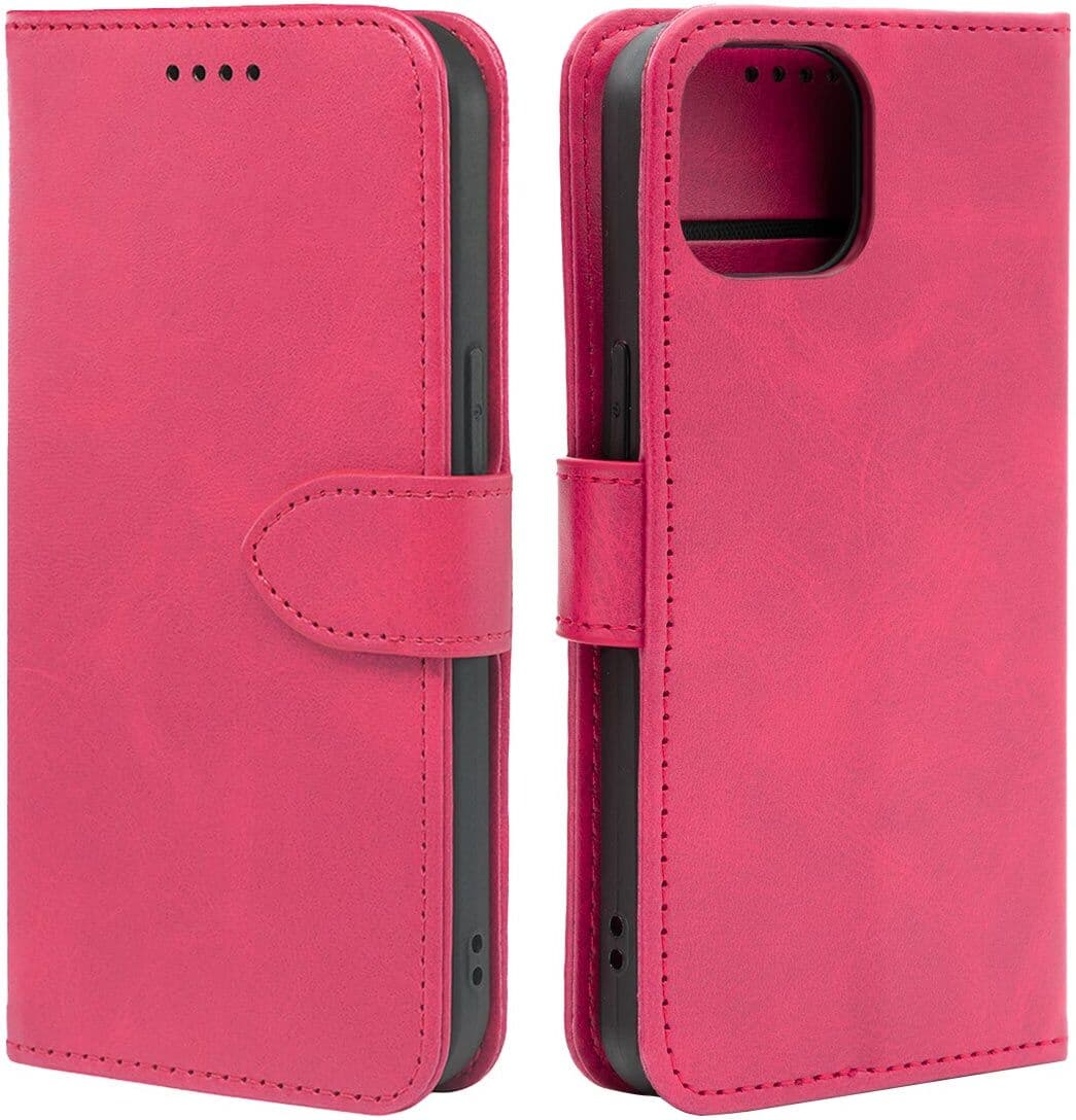 Apple iPhone 11 Pro Max Hupsis Pohatta Lompakkokotelo, Pinkki