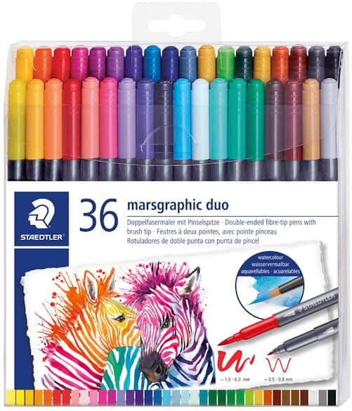 Fiberspetspenna Marsgraphic Duo (36)