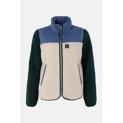 Danefae Danebirk Fleecejacke Weiß Blau Grün