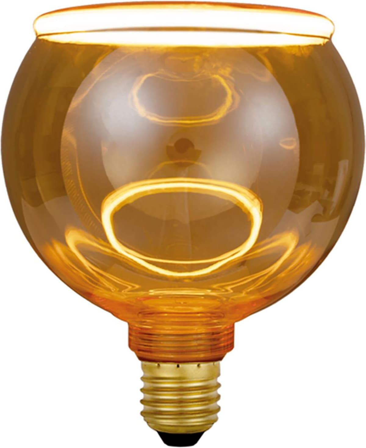 Suprema LAMPADINA  LED G125 RING 4W 1800K AMBRATA 125x152mm