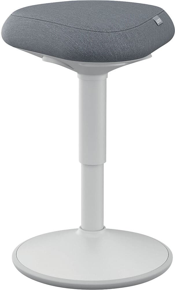 Ergo Active Stehhocker mit Komfortsitz, Sitzhöhe 570 - 820 mm, hellgrau Leitz
