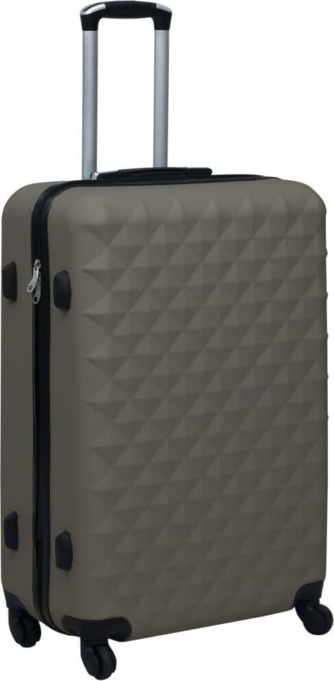 vidaXL Valise rigide Anthracite ABS