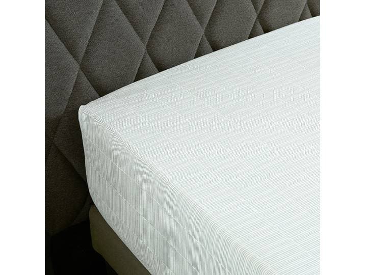 Drap housse percale vert clair 90x200 cm