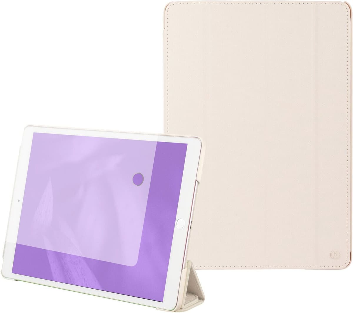 Apple vikbart iPad fodral & skärmskydd   PanzerGlass™   iPad 10.2"   ljus beige