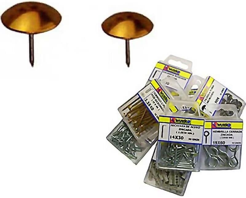 Wurko Tachuelas Decorativas Y Fijaciones Para Tapicería Y Bricolaje Bronce Talla Única Unisex
