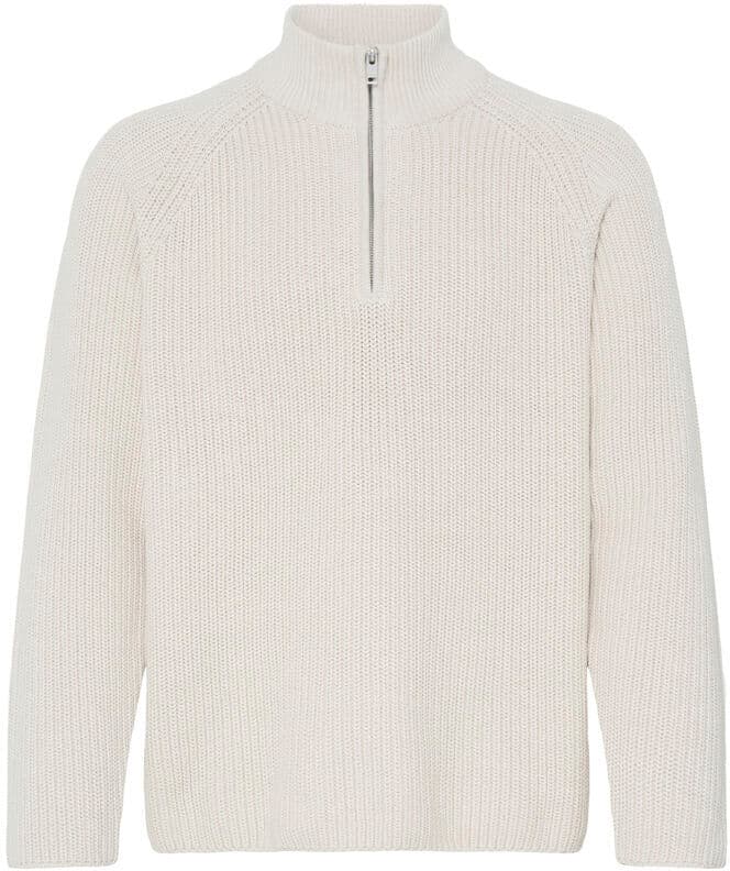 Solid , Willis Hi Neck, Oatmeal - Nature / Xl