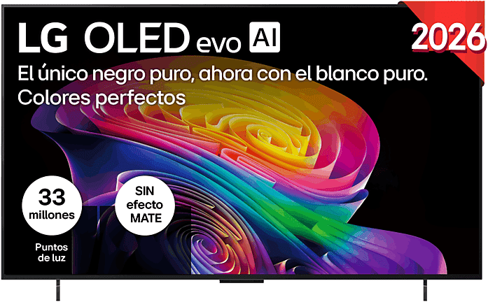 TV OLED 42" - LG OLED42C65LA, evo 4K, Procesador Inteligente α11 AI Processor 4K Gen3, Smart TV, DVB-T2 (H.265), Negro