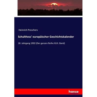 Schulthess' europäischer Geschichtskalender