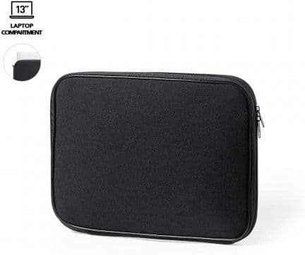 Jobik Custodia PC Portatile Grigia, Imbottita e Impermeabile 15" Personalizzate o neutre