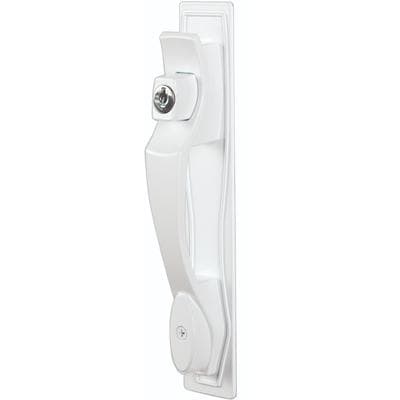 Larson Surface Mount Heavy Duty Push Button Handle White - Single Item