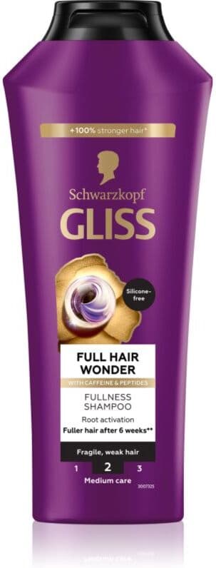 Schwarzkopf Gliss Full Hair Wonder szampon regenerujący włosy słabe 400 ml