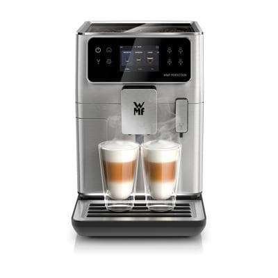WMF Kaffeevollautomat "Perfection 640 CP812D10", schwarz (edelstahl, schwarz), B:25cm H:37,1cm T:41cm, Kaffeevollautomaten, besonders leise, hochwertiges Gehäuse, LED-Ambient-Light, Kaffeevollautomat