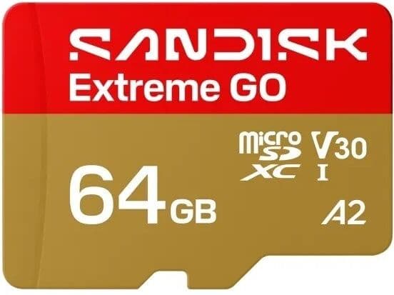 SanDisk Hukommelseskort - Microsd Extreme Go 64gb