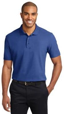 Port Authority TLK510 Tall Stain-Release Polo Shirt in Royal Blue size 3XLT   Polyester Blend