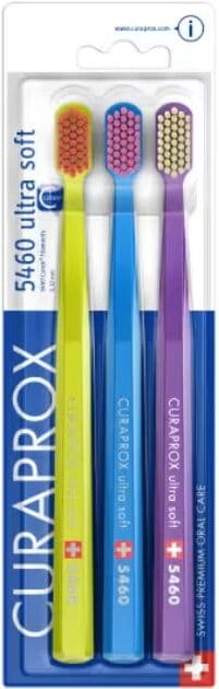 Curaprox CS 5460 Ultra Soft Escova de Dentes 3 unidades