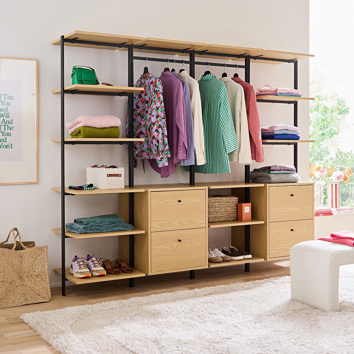 LA REDOUTE INTERIEURS Module de dressing 4 étagères, Talist