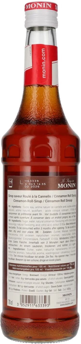 Le Sirop de Monin ZIMTSCHNECKE 0,7l