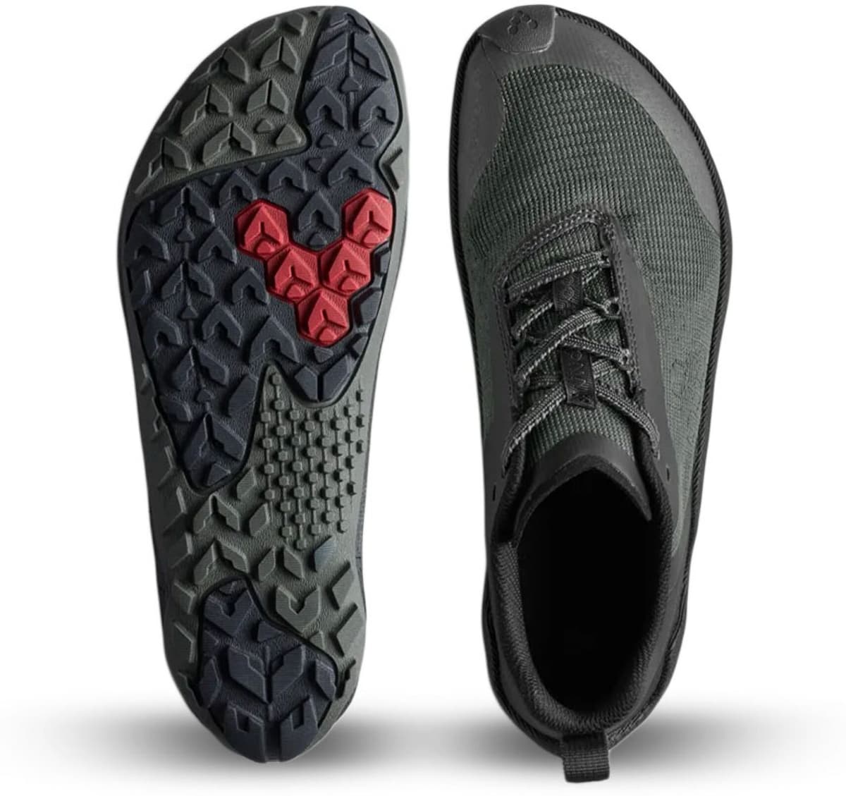 Vivobarefoot Trail Flow -maastojuoksukengät (miehet) - Dark Shadow, 44