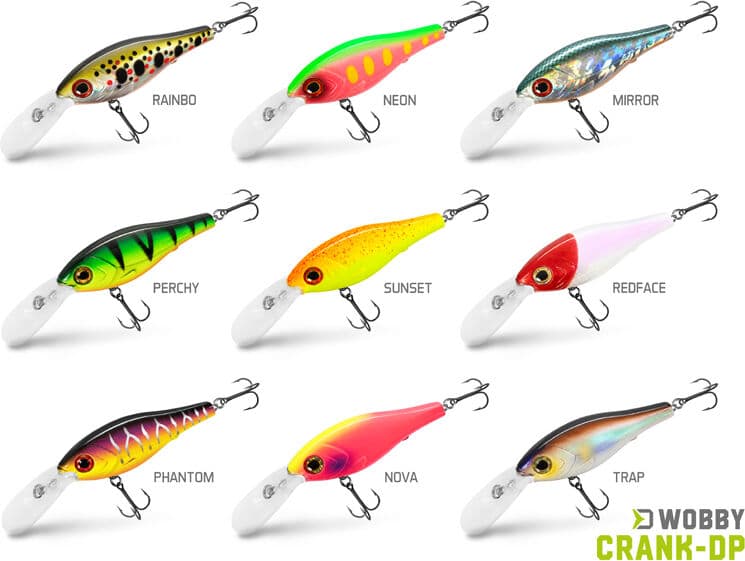 Poisson-nageur Delphin WOBBY CRANK-DP 12g/7cm/Float./PHANTOM 12g/7cm/Float./PHANTOM