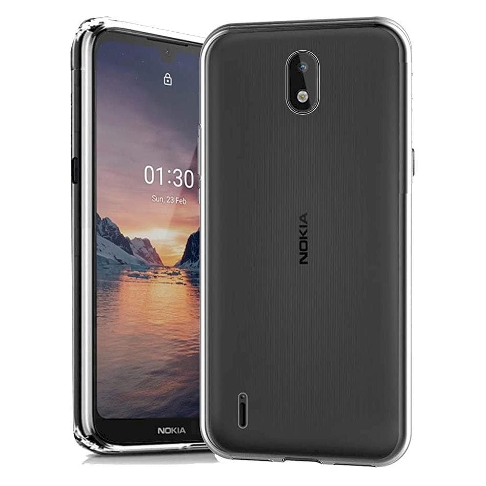 Fusion Ultra Back Case 0.3 mm Izturīgs Silikona Aizsargapvalks Priekš Nokia 1.3 Caurspīdīgs (Nokia 1.3) (43300366)
