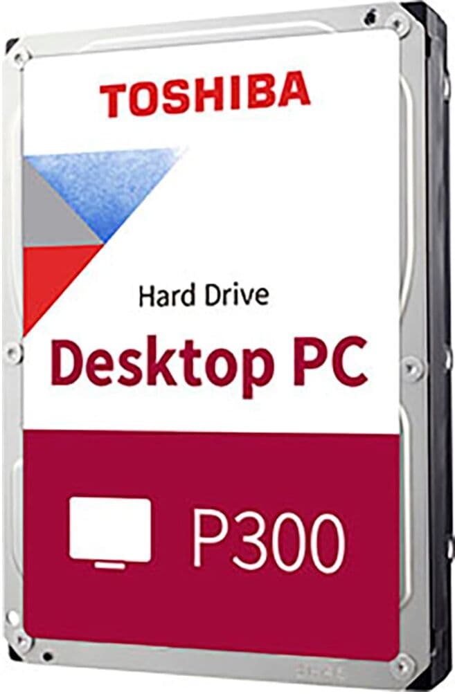 Toshiba interne HDD-Festplatte "P300 Desktop PC 2TB", schwarz (silber, schwarz), 2 TB, Festplatten, interne HDD-Festplatte
