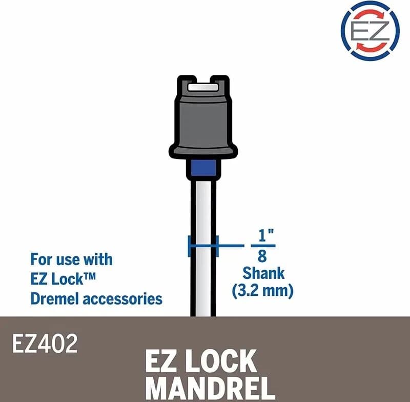 Dremel EZ402 EZ-Lock Mandrel 3.2mm(1/8
