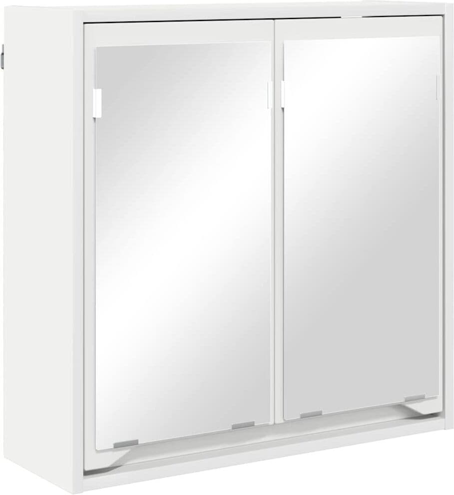 vidaXL Armoire Miroir de Salle de Bain Blanc 60 x 20 x 60 cm