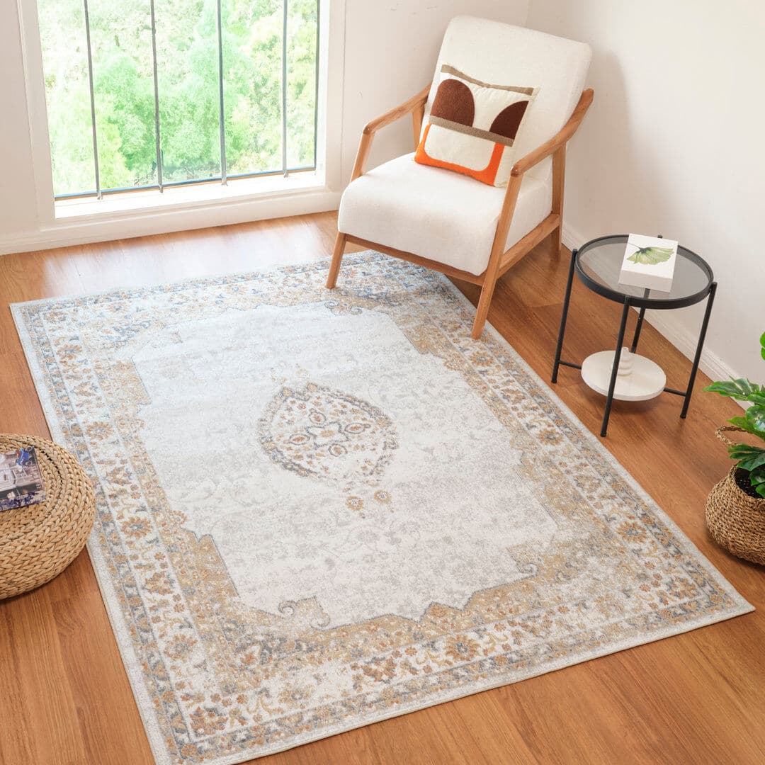 Langley Street Senna Oriental Area Rug Brown;Dark Blue;Gray;Oatmeal;Olive Rectangle 160 x 213cm