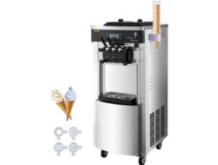 VEVOR Machine à Crème Glacée Enfant Verticale Professionnel Sorbetière à Glace Ice Cream Machine