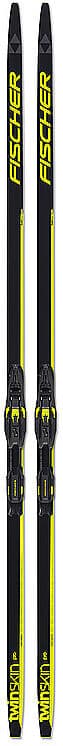 FISCHER Langlaufski Set Classic Twin Skin Pro IFP Stiff + BDG Control Step in schwarz   202 202
