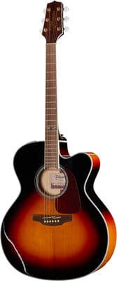 Takamine GJ72CE-BSB Brown Sunburst Gloss