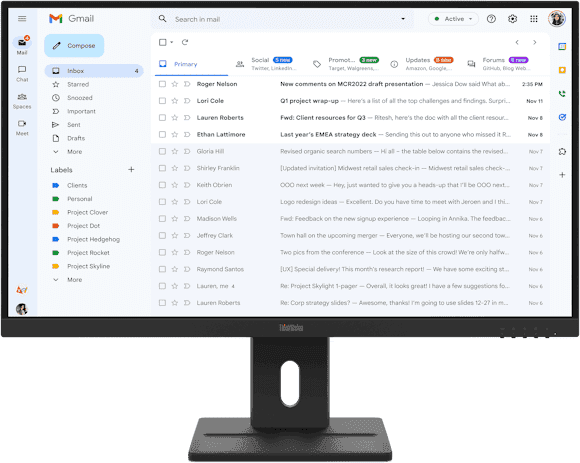 Lenovo ThinkVision E27-40 - LED-skÃ¤rm - 27" - 1920 x 1080 Full