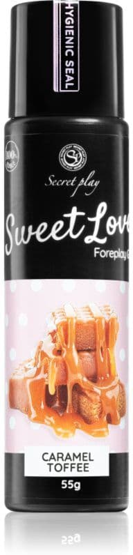 Secret play Sweet Love gel lubrifiant aromatisé Caramel Toffee 55 g