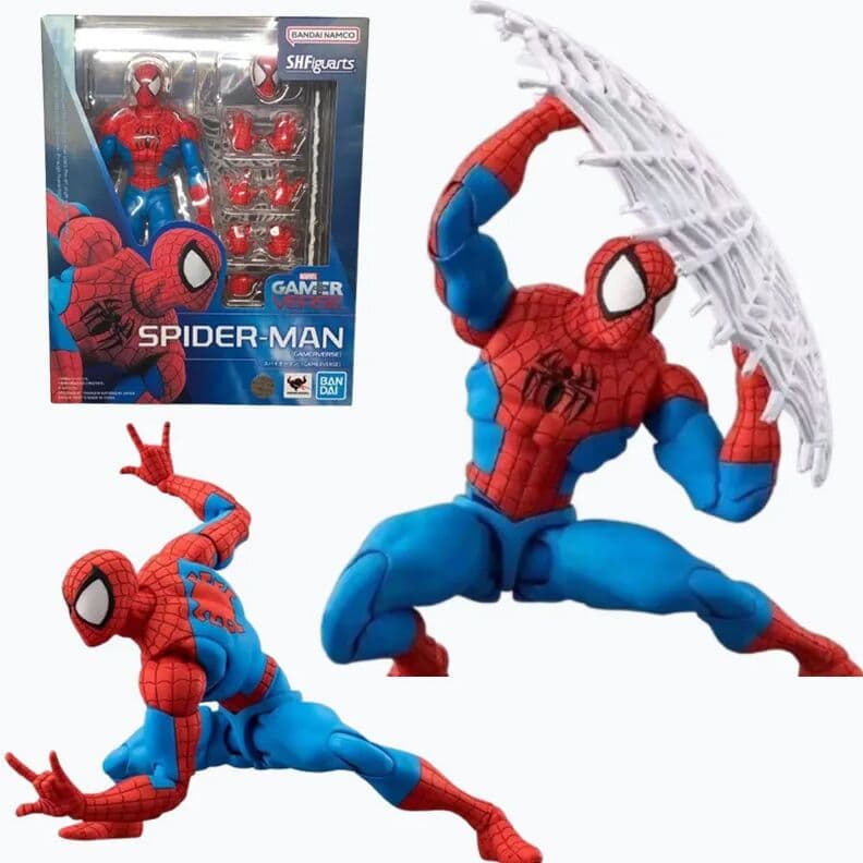 Bandai In Stock KO SHFiguarsts Spider Man Gamerverse Action Figures Collectible Action Figure Anime Action Figures Toys