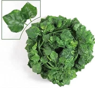 Inspired Finds 100pcs Artificial Ivy Vine Garland 2M Hanging Greenery Wall Decor grapes 32.81ft (5 String)